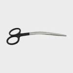 Super Cut, Black Handle Curved Scissors Straight Tip