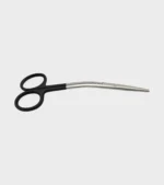 Super Cut, Black Handle Curved Scissors Straight Tip